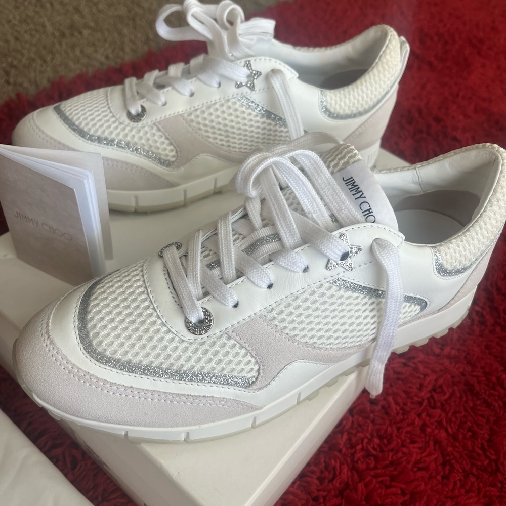 Jimmy Choo White Sneakers